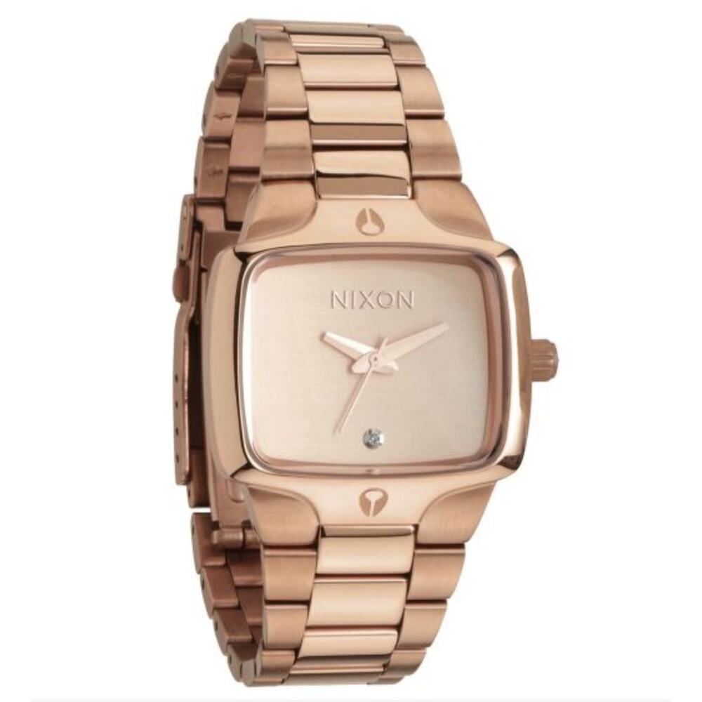 Nixon Small Player All Rose Gold Watch